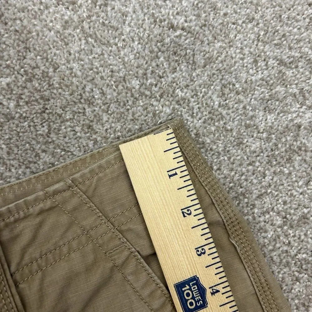 L.L Bean Shorts Mens's Size 42 Beige Cargo Utility Pockets Cotton Casual Outdoor